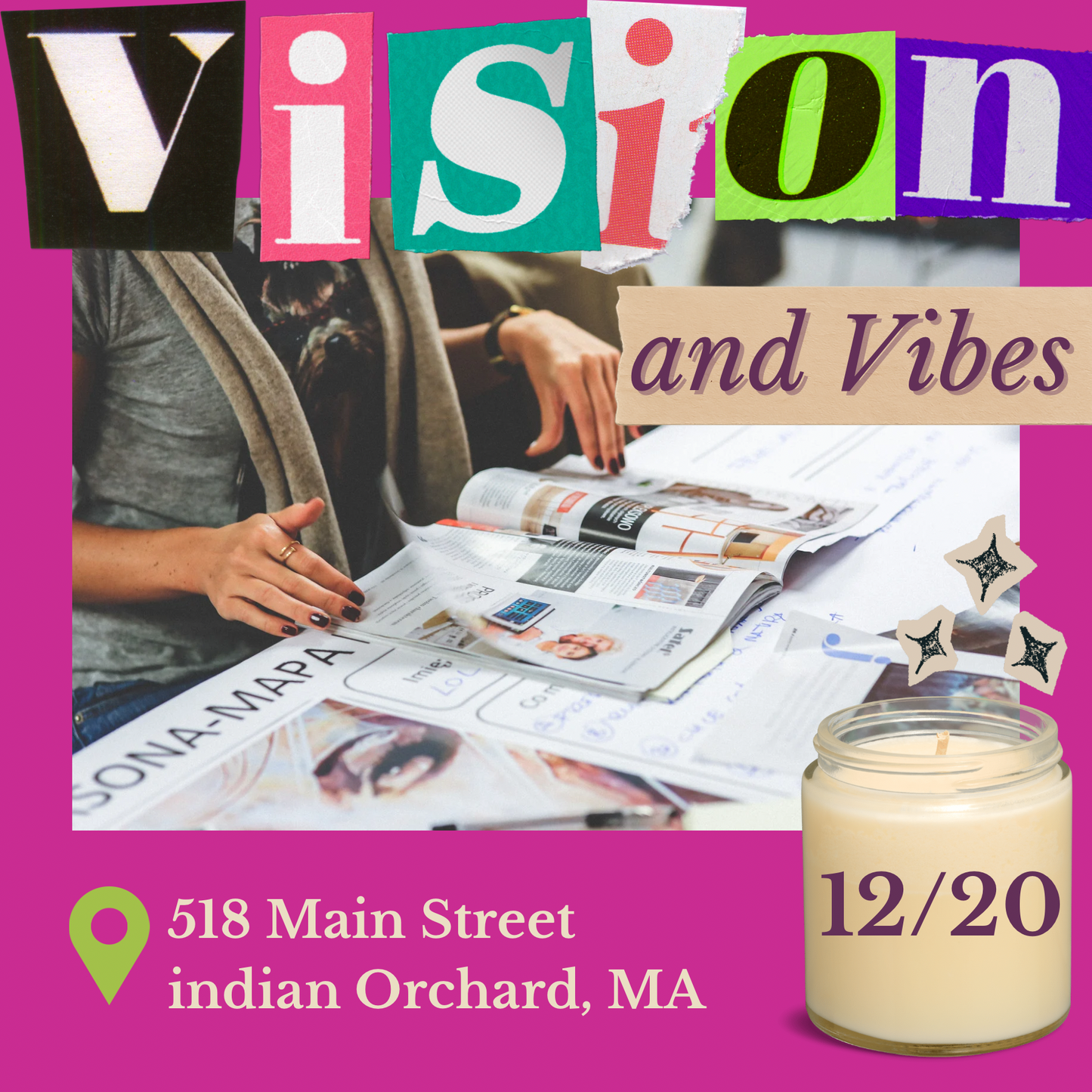 Visions & Vibes: A Scented Manifestation Workshop 12/20