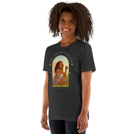 Magic is Here Right in Front of You - Dark Grey - Graphic T-shirt - Unisex Fit - Sizes US XSmall - 2XL